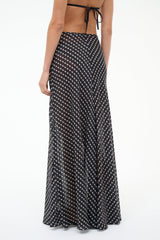 VELMA SKIRT | BLACK GEO
