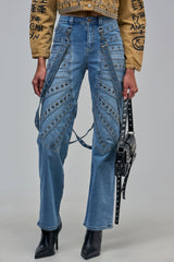 CRAZY FOR YOU GROMMET DENIM