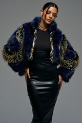 CYCLONE PATCHWORK FAUX FUR