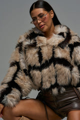 DELILAH FAUX FUR BOMBER
