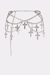 CROSS MY HEART CHAIN BELT