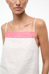 MAISIE LINEN TOP | BLUSH CANYON