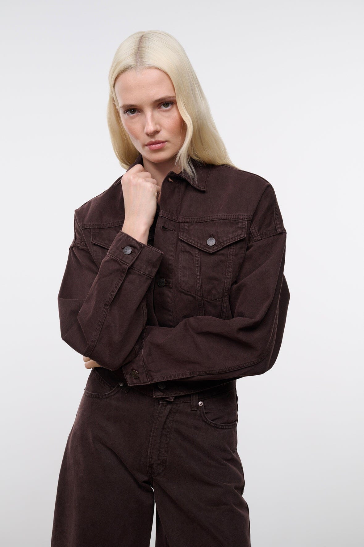 GLEN DENIM JACKET | EARTH