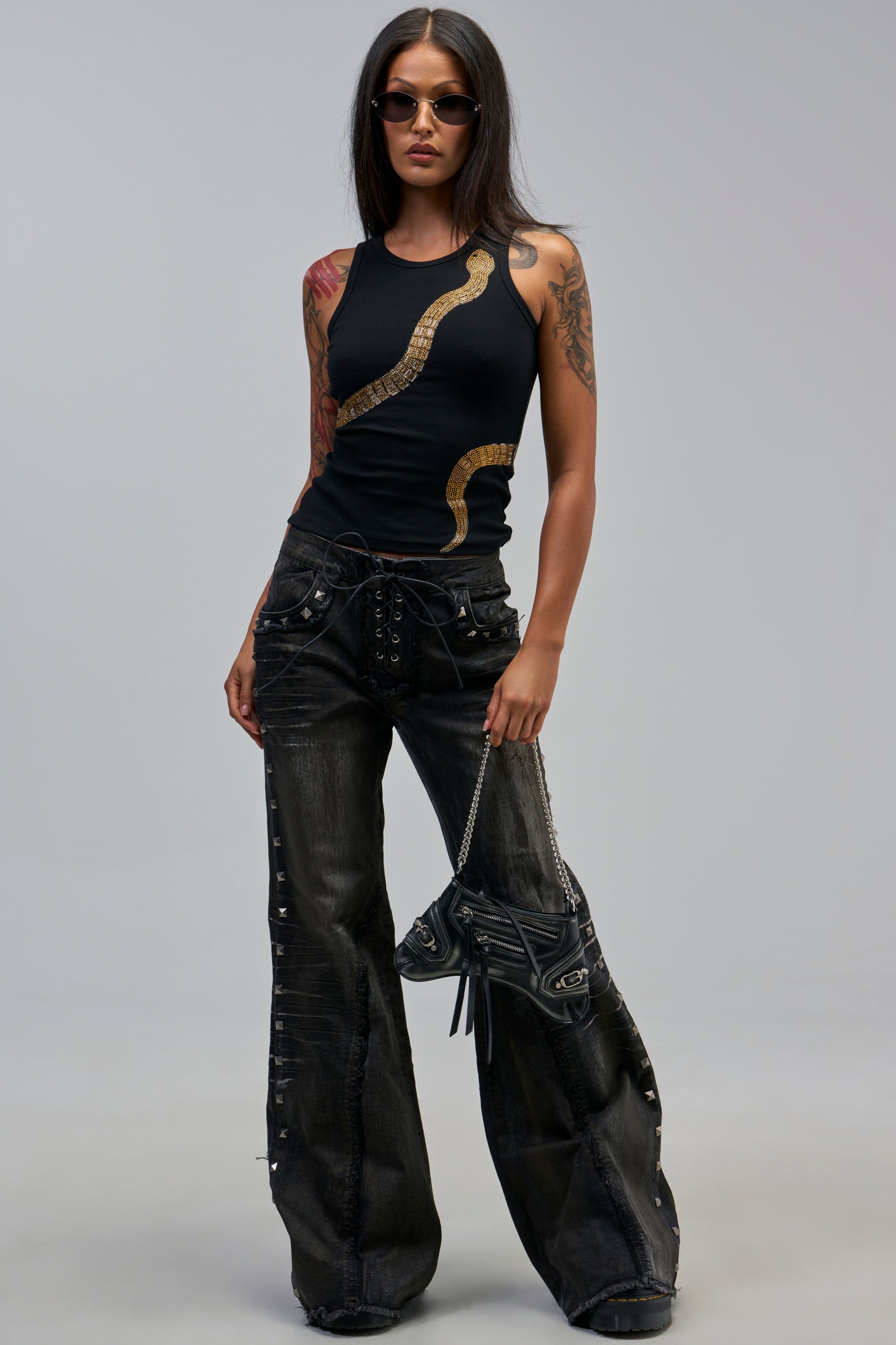 CRAZY FOR YOU METALLIC DENIM