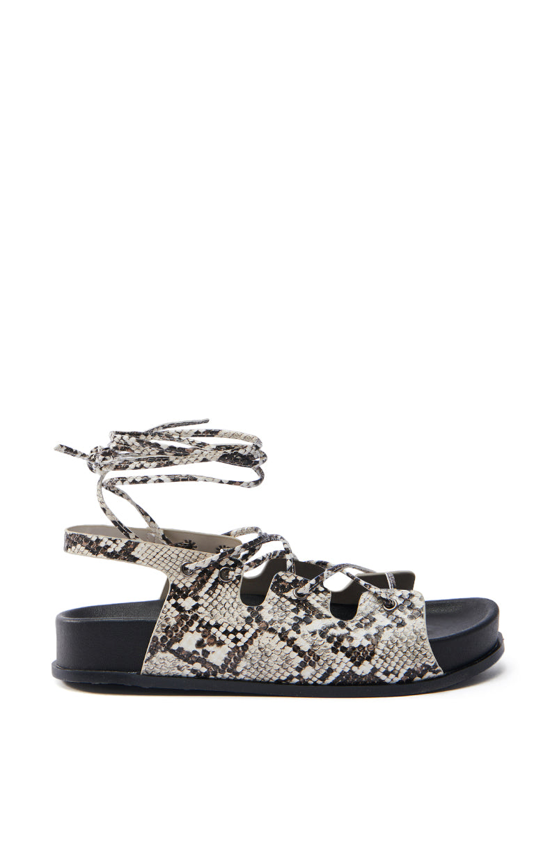 AKIRA YUNA RHINESTONE FLOWER EMBELLISHED SANDAL