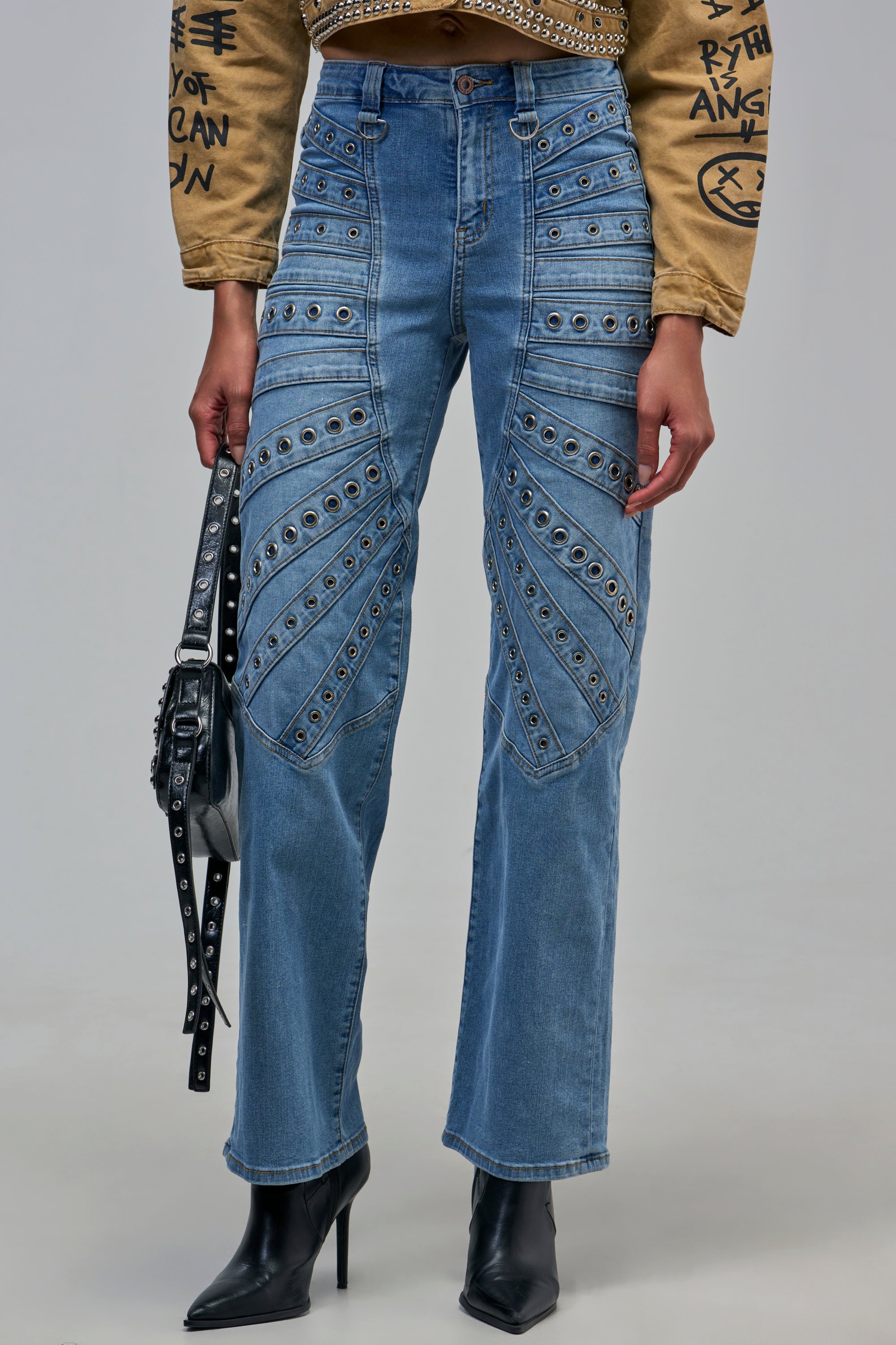 CRAZY FOR YOU GROMMET DENIM