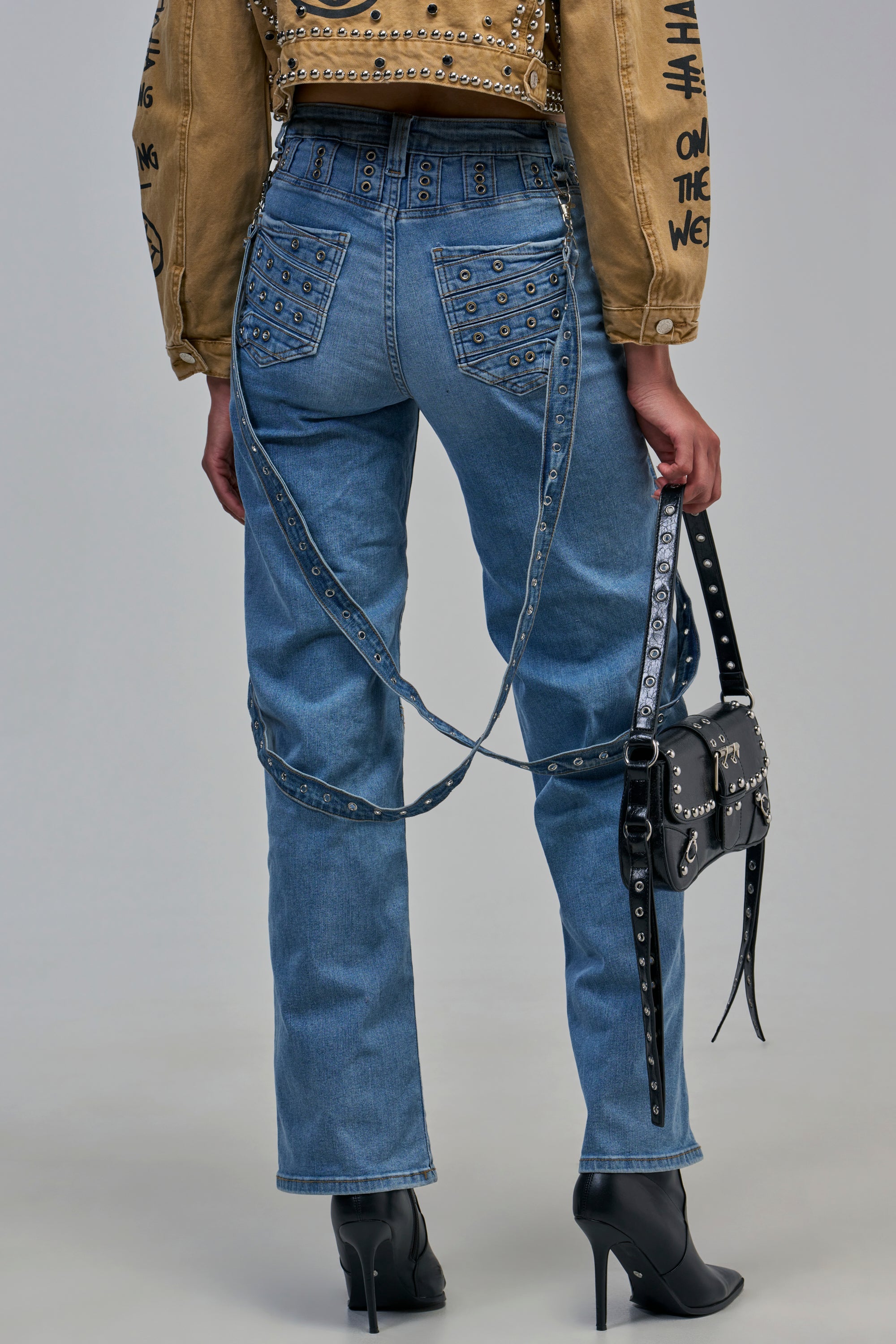 CRAZY FOR YOU GROMMET DENIM
