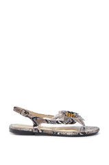 AKIRA BRUNA SNAKE SANDAL