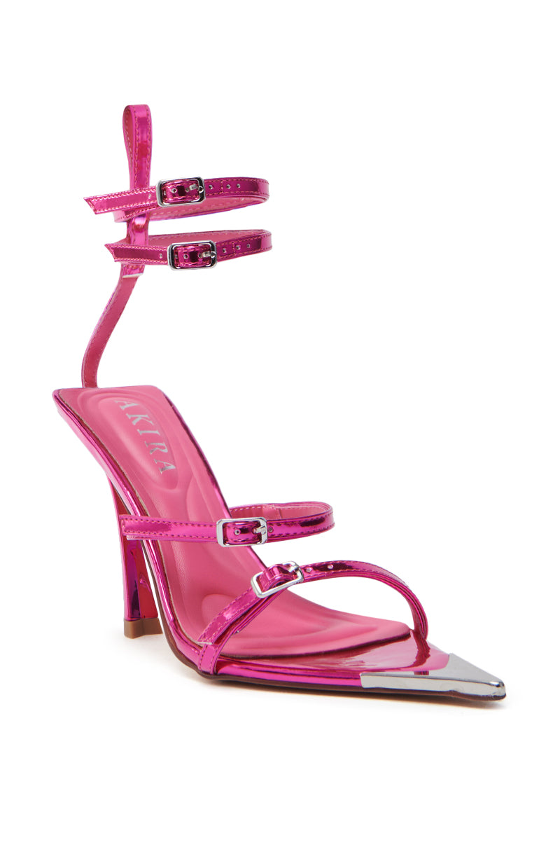 AZALEA WANG CELESIA FUCHSIA STILETTO SANDAL