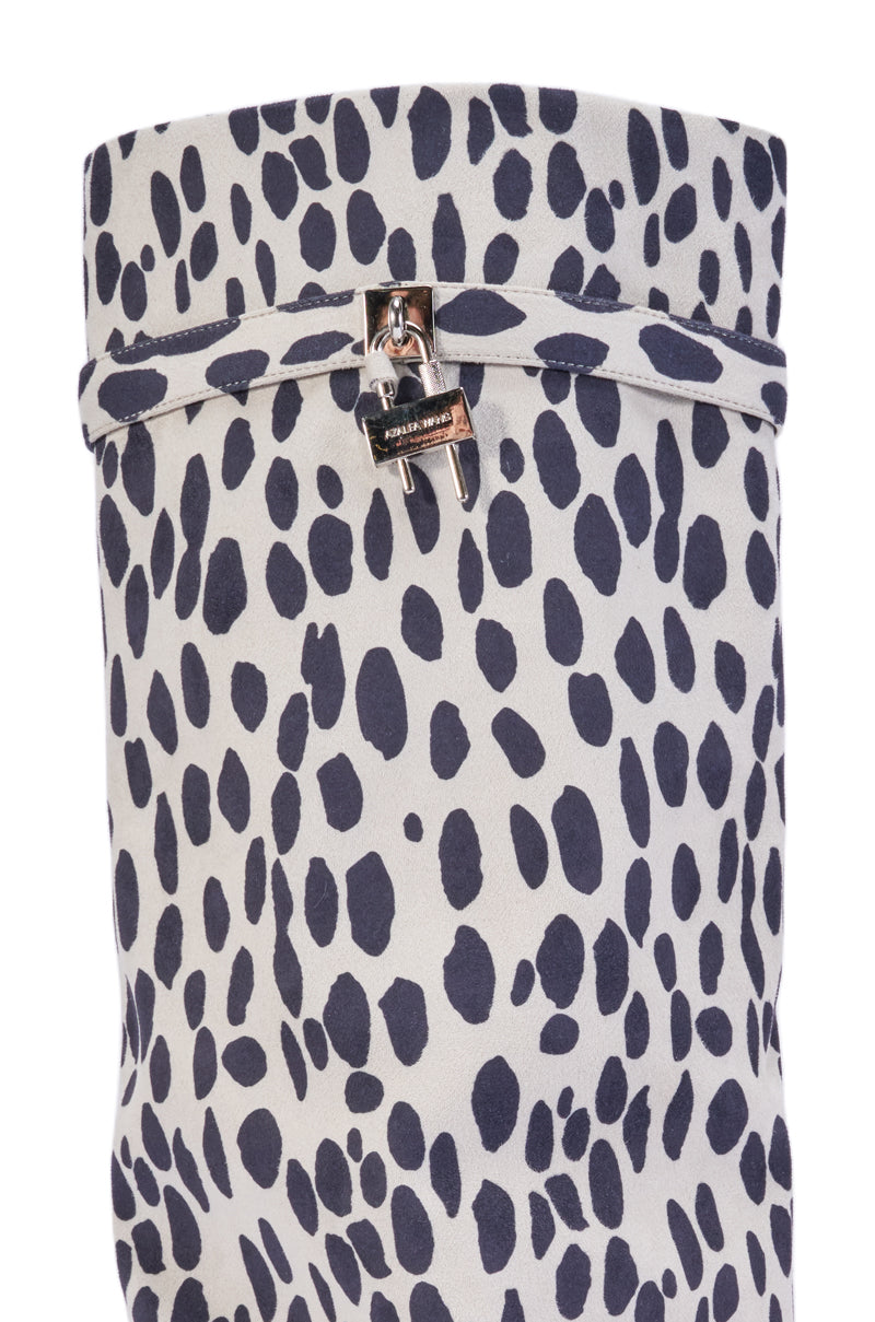 AZALEA WANG ENZO DALAMATIAN WEDGE BOOT