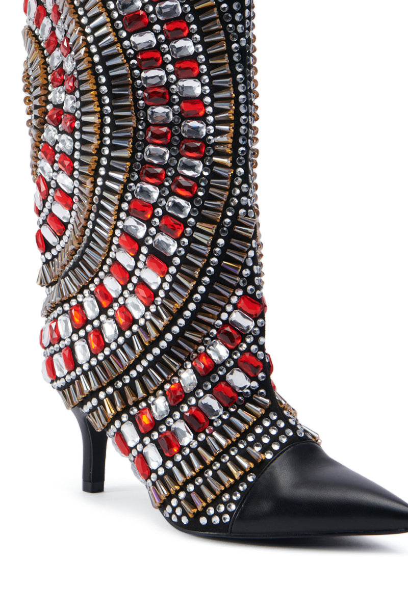 AZALEA WANG FARLEY EMBELLISHED BOOT