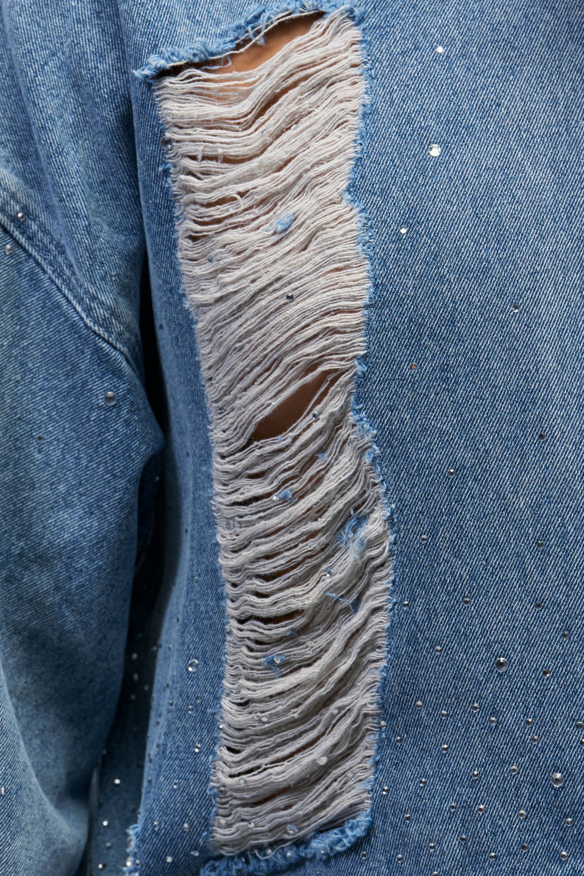 DISTRESSED GALAXY HOODIE