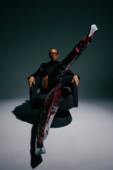 AZALEA WANG HALINA BURGUNDY CROC STILETTO BOOT