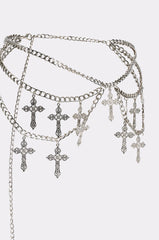 CROSS MY HEART CHAIN BELT