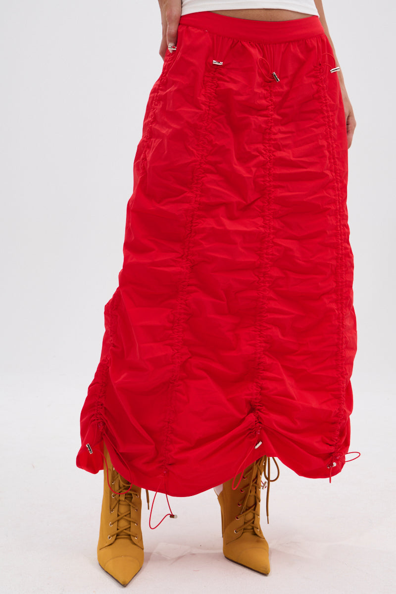 BELLA PARACHUTE MAXI SKIRT