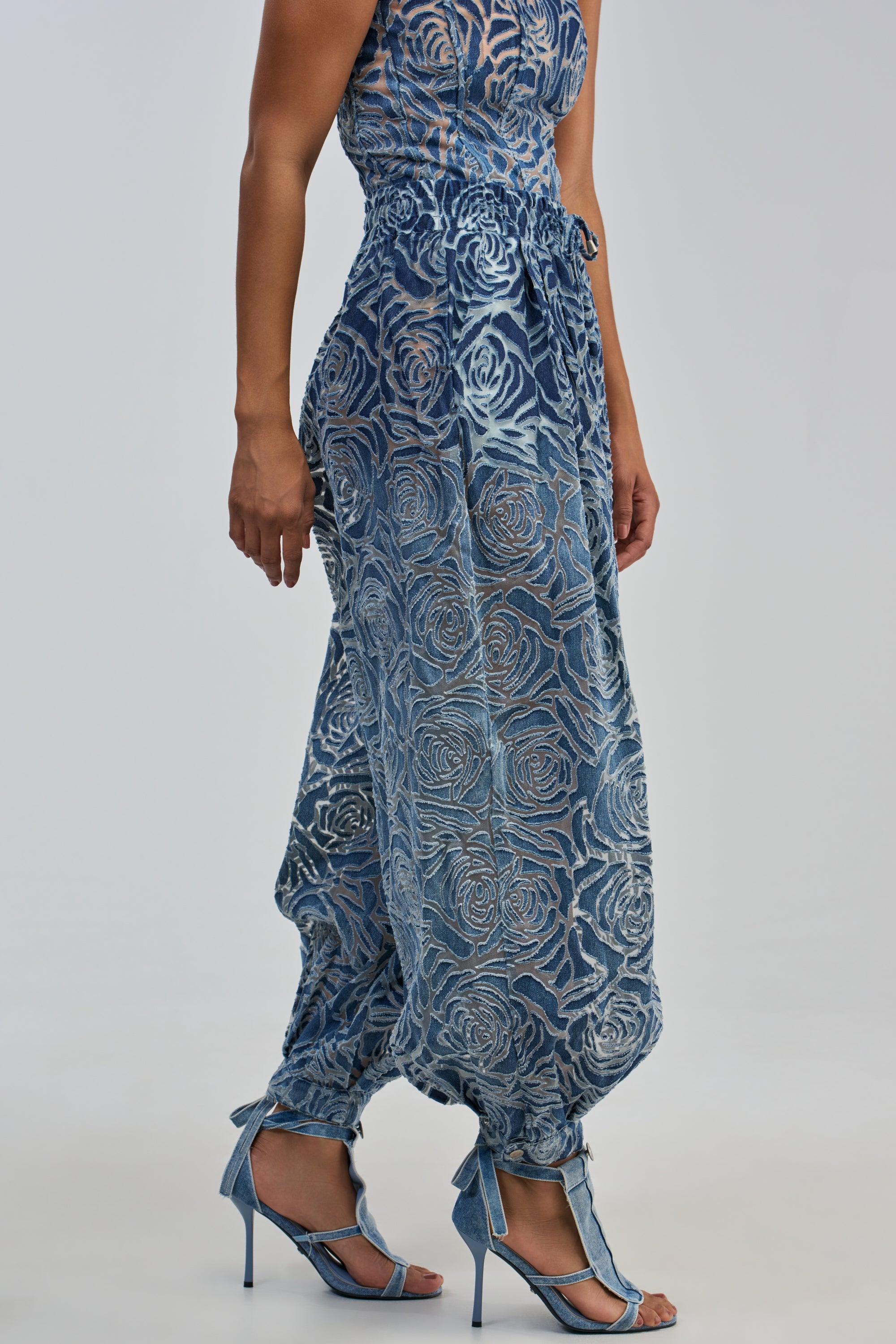DENIM FOR DAYS BALLOON PANT IN DARK BLUE DENIM