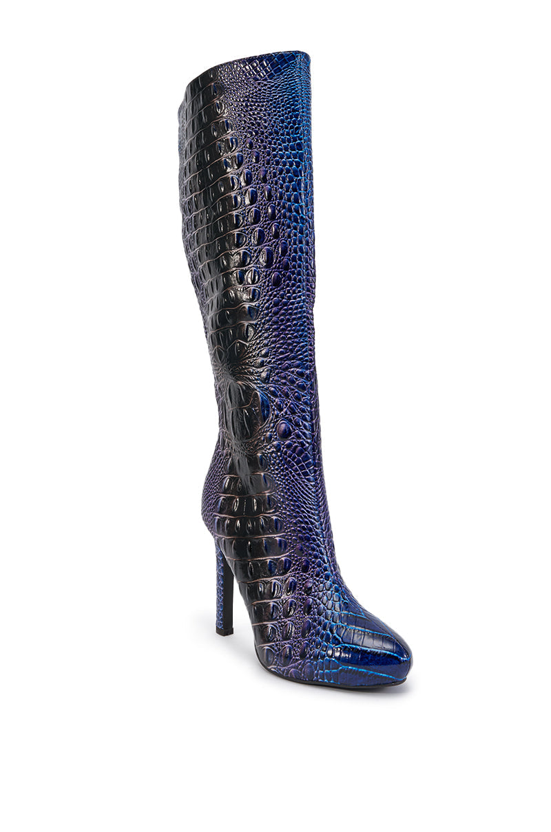 AZALEA WANG MARGAERY MULTI CROC BLOCK BOOT