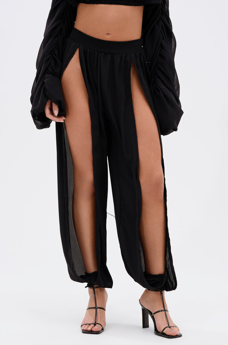 COOL WITH ME JOGGER WITH FRONT SLITS