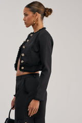 CLASSY VIBE CROPPED BLAZER