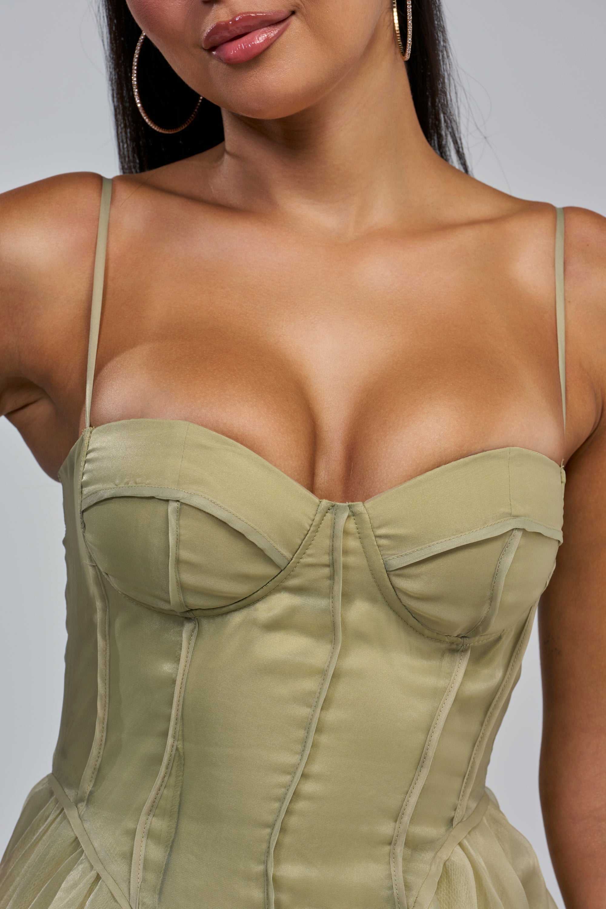 COLETTE MAXI DRESS IN OLIVE