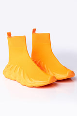 ALL YOU EVER TALK ABOUT FLAT SNEAKER ORANGE