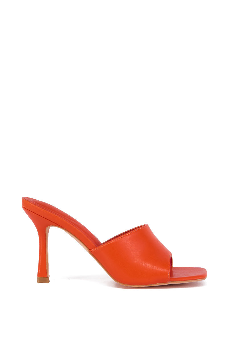 AZALEA WANG CAMILO ORANGE SLIP ON SANDAL