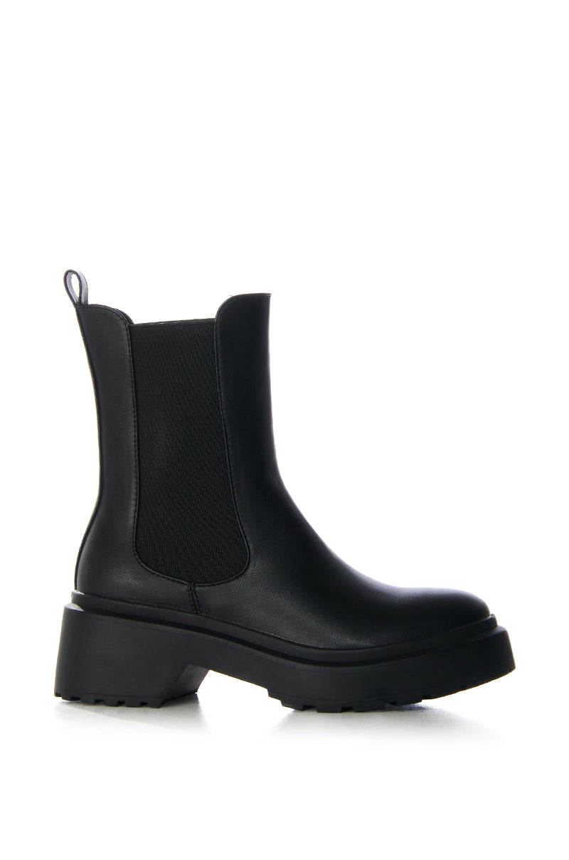 AZALEA WANG CYRAN BLACK BOOTIE