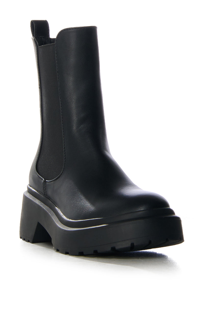 AZALEA WANG CYRAN BLACK BOOTIE