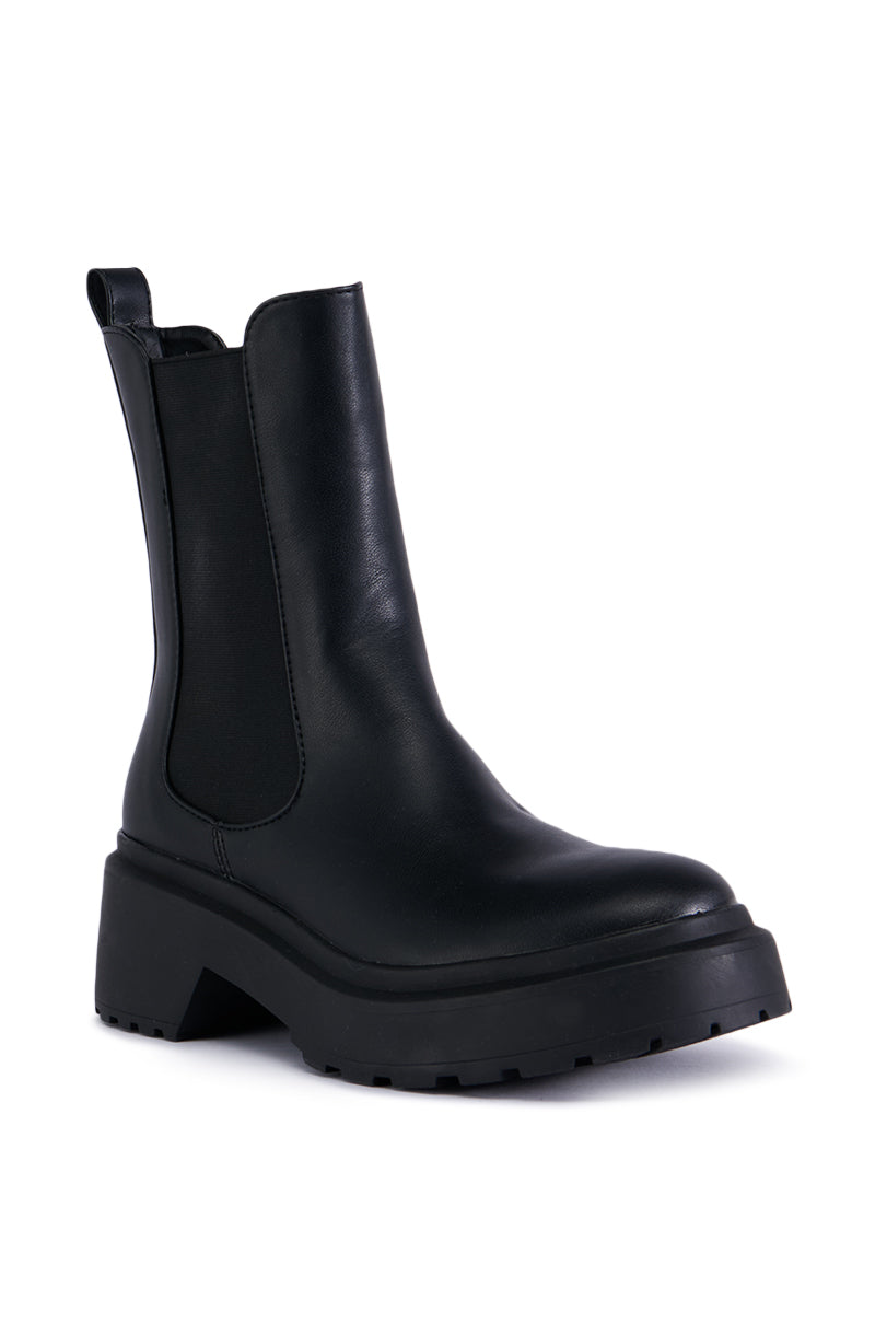 AZALEA WANG CYRAN BLACK BOOTIE