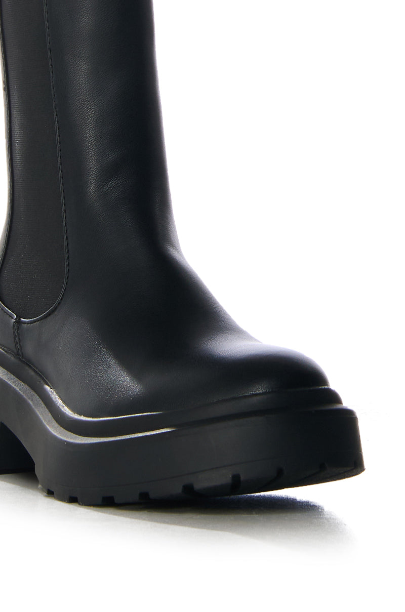 AZALEA WANG CYRAN BLACK BOOTIE