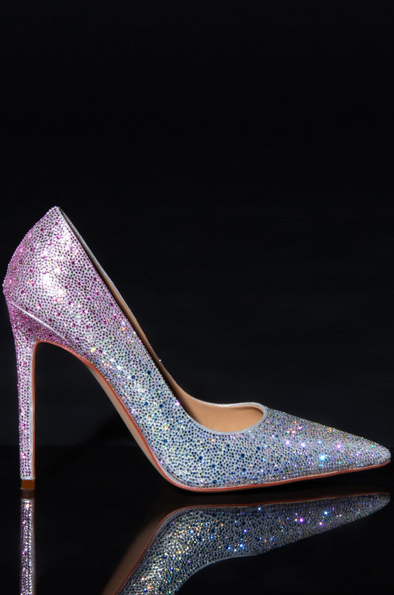 AZALEA WANG JAVIER EMBELLISHED OMBRE PUMP IN MULTI