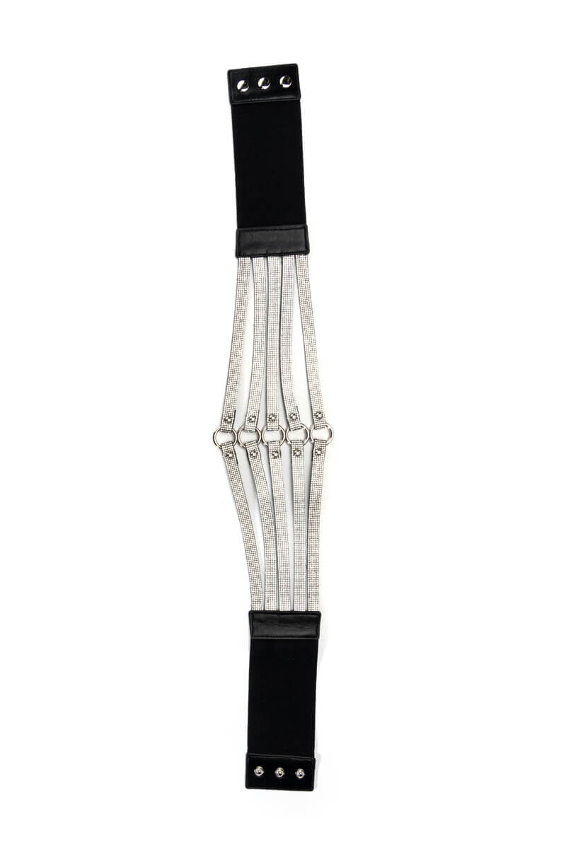 CINCH ME UP RHINESTONE STRETCH CORSET BELT