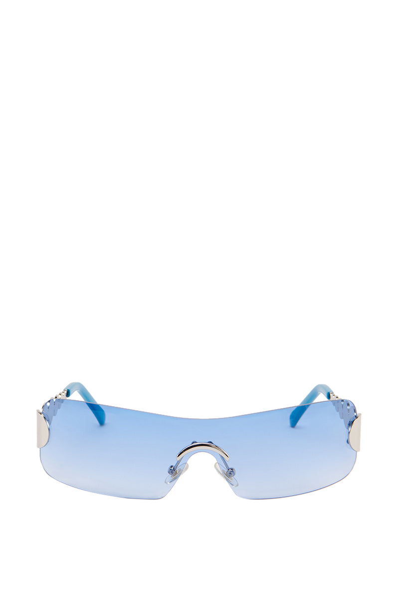CIRCLES ROUND YOU SUNGLASSES IN BLUE