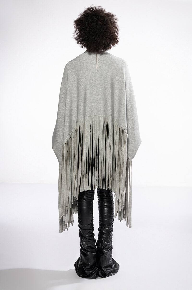 CITY GIRL FRINGE SWEATSHIRT