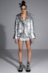 COSMIC LOVE STRAPLESS MINI DRESS