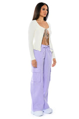 DATE NIGHT TIE FRONT KNIT CARDIGAN