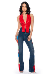 COLORS OF CULTURE HIGH RISE JEANS